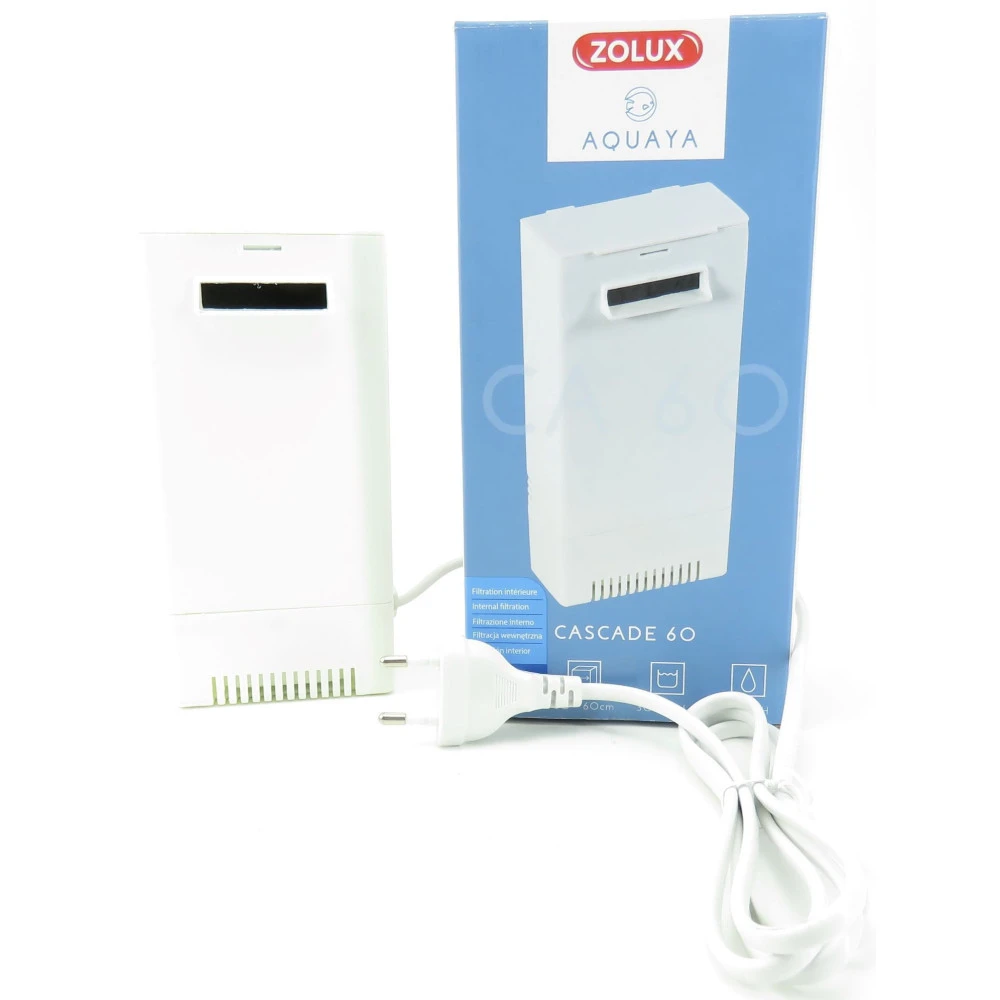 Zolux Filtration Intérieure Cascade 60 , 280l/h Pour Aquarium De 30 à 60l Max Couleur Blanc 5 Zolux Filtration Intérieure Cascade 60 , 280l/h Pour Aquarium De 30 à 60l Max Couleur Blanc – Image 5