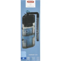 Filtration Intérieure Corner 160 Zolux 12 W Pour Aquarium De 120 à 160 L