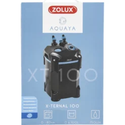 Zolux Pompe X-ternal 100 Puissance 9.3 W Debit Max 750l/h Max 100l Pour Aquarium