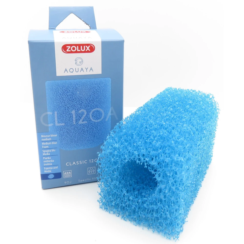 Zolux Mousse Bleue Medium CL 120 A Pour Pompe Classic 120 Pour Aquarium 2 Zolux Mousse Bleue Medium CL 120 A Pour Pompe Classic 120 Pour Aquarium – Image 2