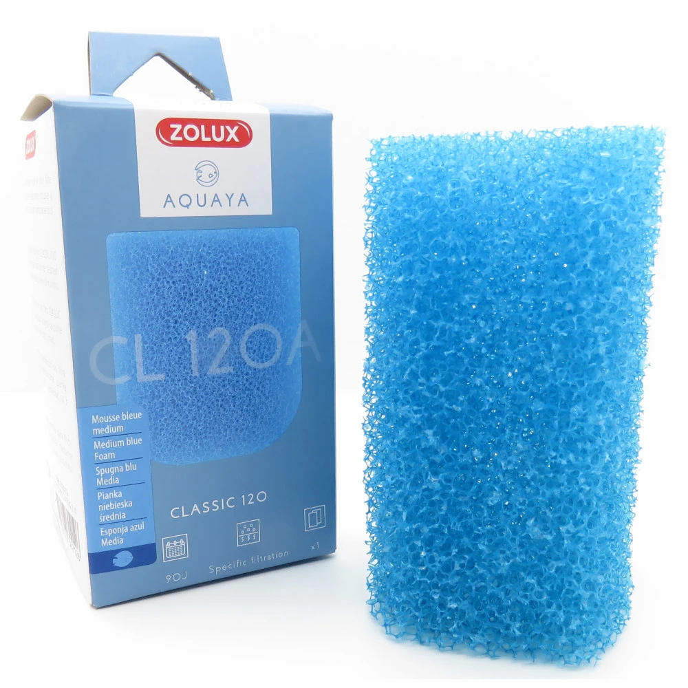 Zolux Mousse Bleue Medium CL 120 A Pour Pompe Classic 120 Pour Aquarium 3 Zolux Mousse Bleue Medium CL 120 A Pour Pompe Classic 120 Pour Aquarium – Image 3