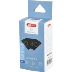 Zolux Filtre Pour Pompe Corner 80, Filtre CO 80 C Mousse Charbon X 2. Pour Aquarium.