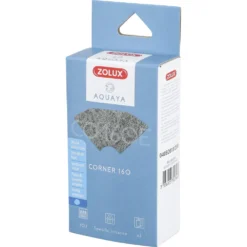 Zolux Filtre Pour Pompe Corner 160, Filtre CO 160 E Mousse Anti-nitrates X 2. Pour Aquarium.