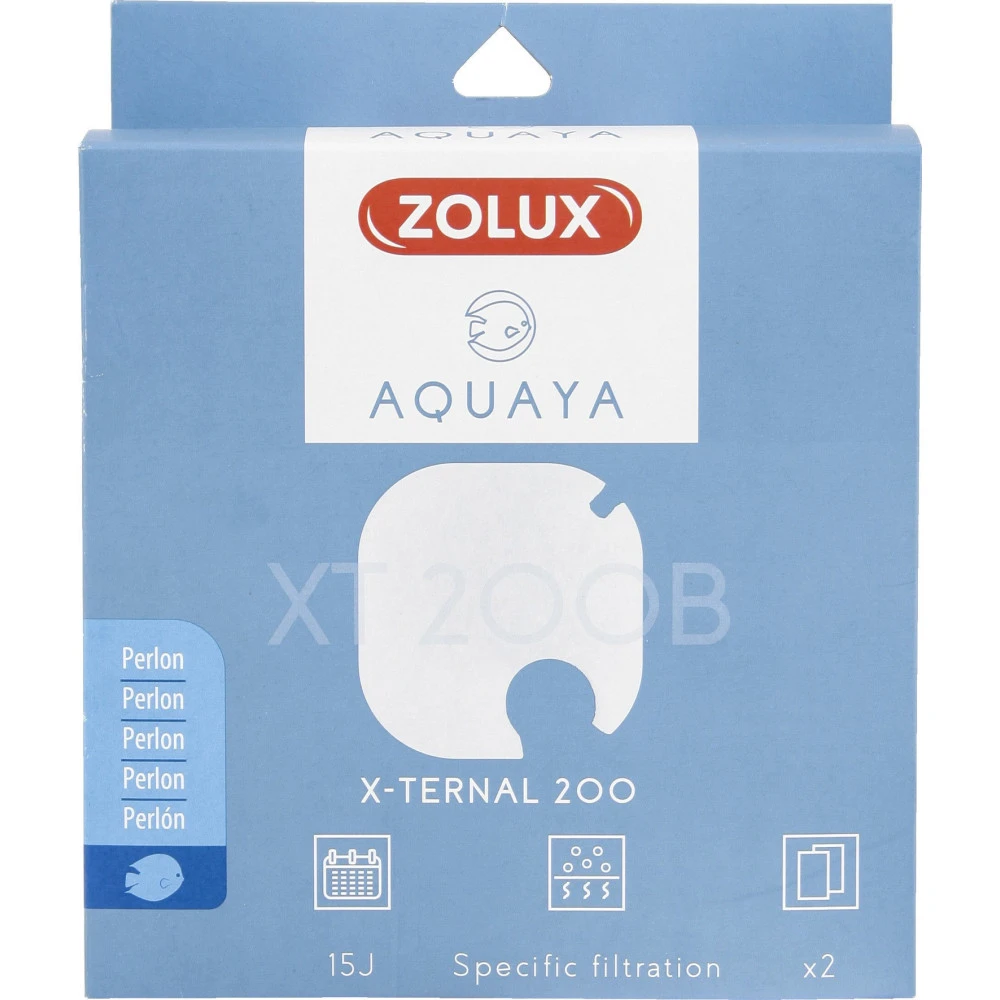 Zolux Filtre Pour Pompe X-ternal 200, Filtre XT 200 B Perlon X 2. Pour Aquarium. 2 Zolux Filtre Pour Pompe X-ternal 200, Filtre XT 200 B Perlon X 2. Pour Aquarium. – Image 2