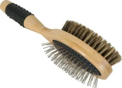 Zolux Brosse Double En Bamboo Pour Chien