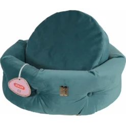 Zolux Corbeille Chesterfield Chambord Vert Paon. Ø 41 Cm. Pour Chats. -Zolux Soldes Boutique 6266e8da2b0490.69358481