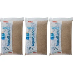 Zolux Sol Décoratif Aquasand Naturel Rivière 5kg (lot De 3)
