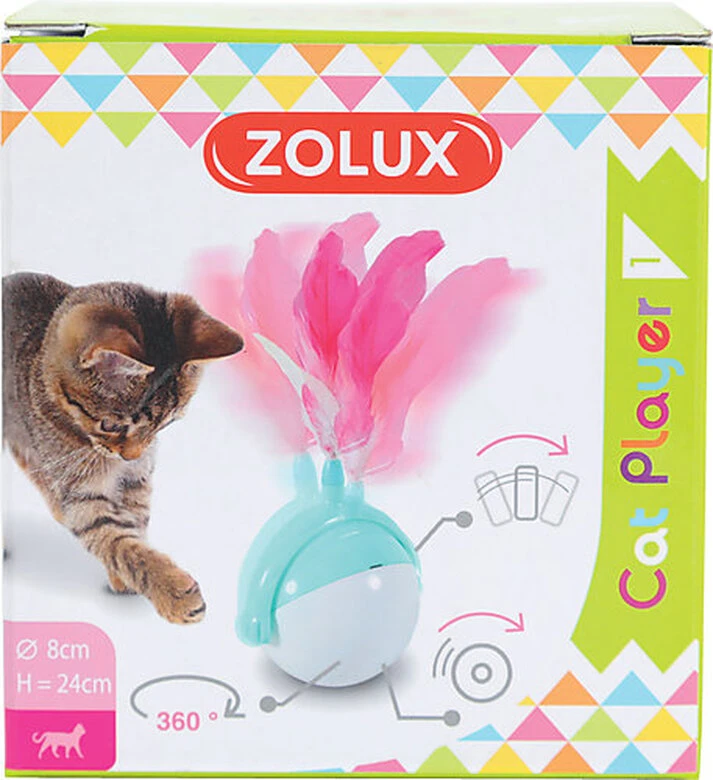 Zolux - Jouet Balle Mécanique Cat Player 1 Pour Chat - 24cm 1 Zolux - Jouet Balle Mécanique Cat Player 1 Pour Chat - 24cm