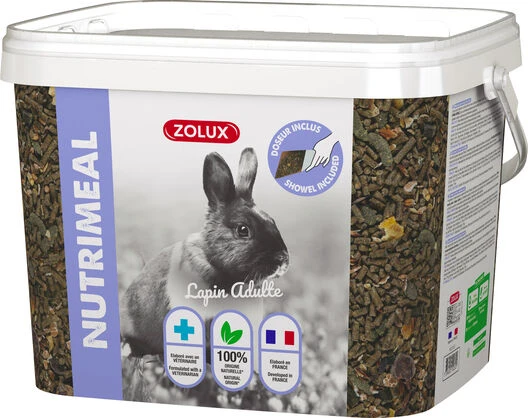 Zolux - Aliment Composé Nutrimeal Pour Lapin Adulte - 6Kg 1 Zolux - Aliment Composé Nutrimeal Pour Lapin Adulte - 6Kg