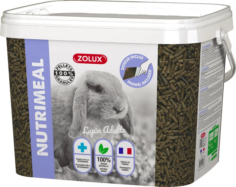 Zolux - Granulés Nutrimeal Pour Lapin Adulte - 7Kg 1 Zolux - Granulés Nutrimeal Pour Lapin Adulte - 7Kg