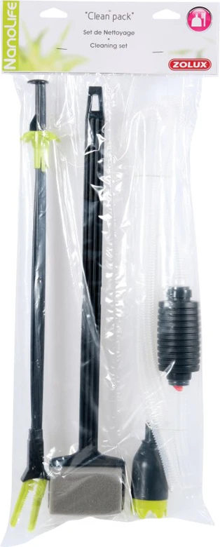 Zolux - Set De Nettoyage Clean Pack 3en1 Pour Aquarium 1 Zolux - Set De Nettoyage Clean Pack 3en1 Pour Aquarium