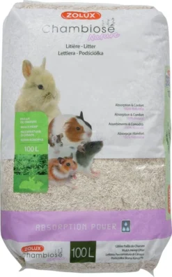 Zolux - Litière Chambiose Nature Pour Rongeurs - 100L