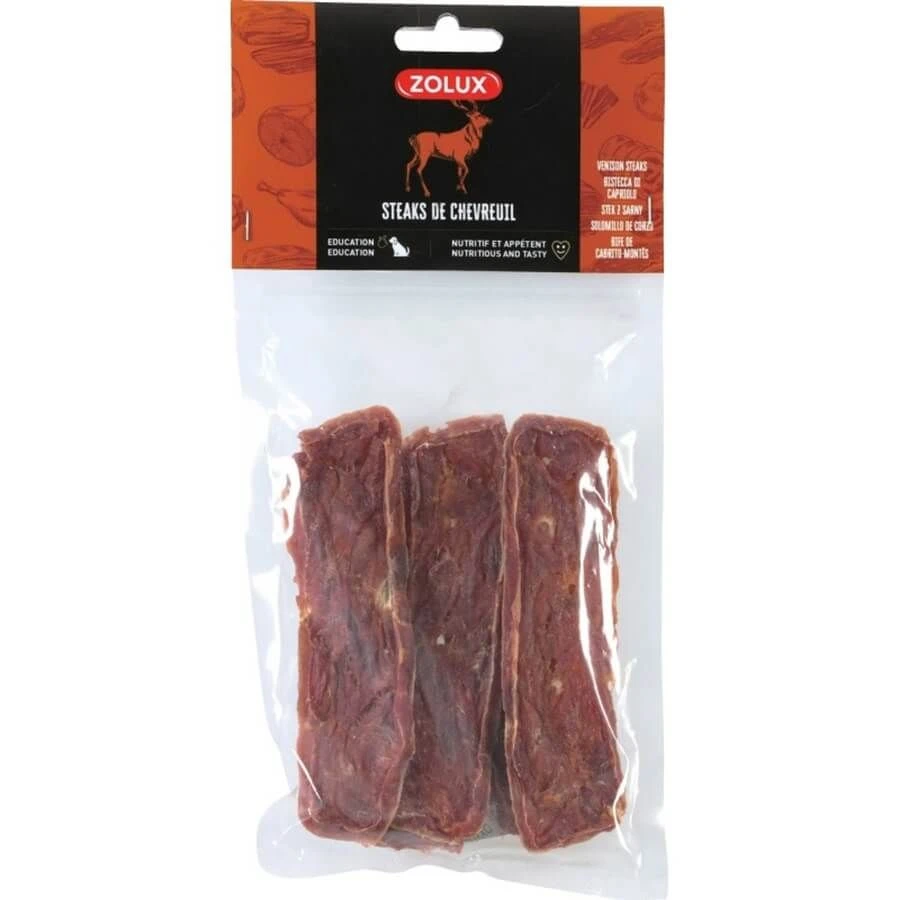 Zolux Steak De Chevreuil Pour Chien 60 G 1 Zolux Steak De Chevreuil Pour Chien 60 G