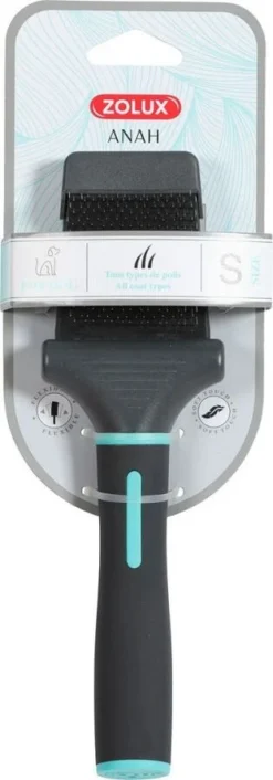 Zolux Anah Brosse Slicker Double Flexible Pour Chien