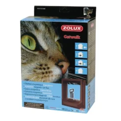 Zolux Catwalk Chatière Magnétique 4 Positions Marron