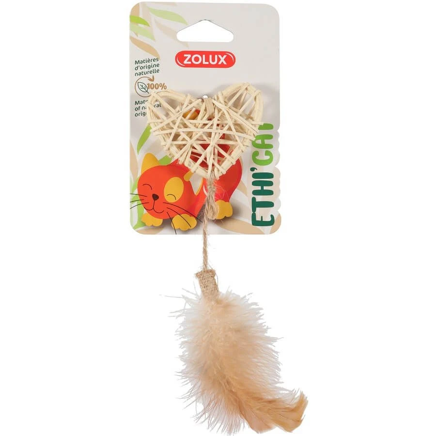 Zolux Jouet Ethicat Coeur En Rotin Pour Chat 1 Zolux Jouet Ethicat Coeur En Rotin Pour Chat