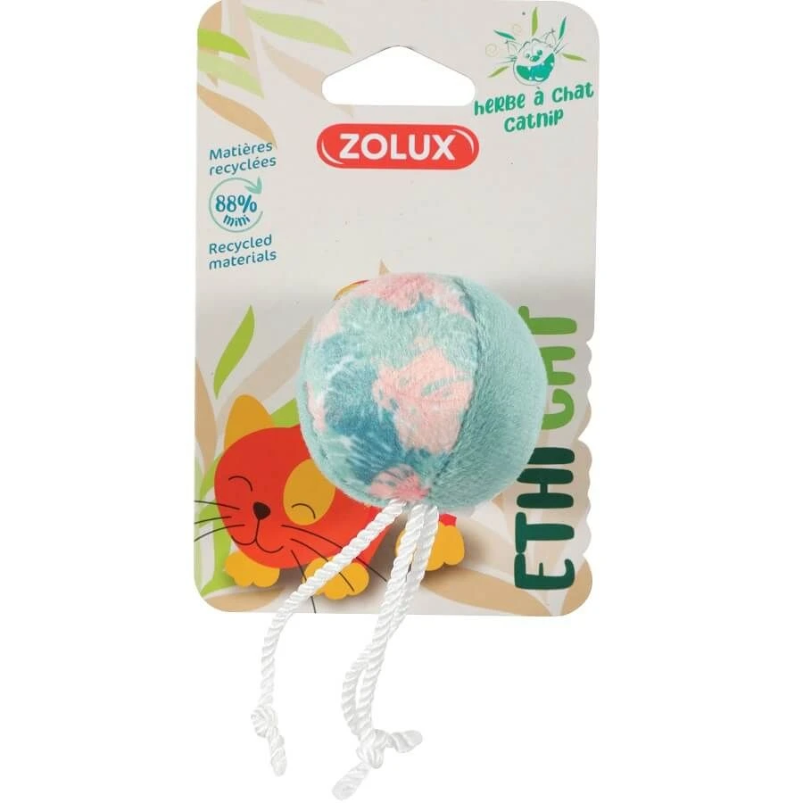 Zolux Jouet Balle Ethicat Feuille Vert Pour Chat 1 Zolux Jouet Balle Ethicat Feuille Vert Pour Chat