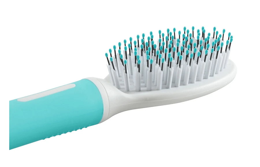 Zolux Anah Brosse Bi-matière Puppy Bleu 2 Zolux Anah Brosse Bi-matière Puppy Bleu – Image 2