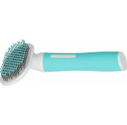 Zolux Anah Brosse Slicker Doux Puppy Bleu -Zolux Soldes Boutique zolux anah brosse slicker doux bleu puppy