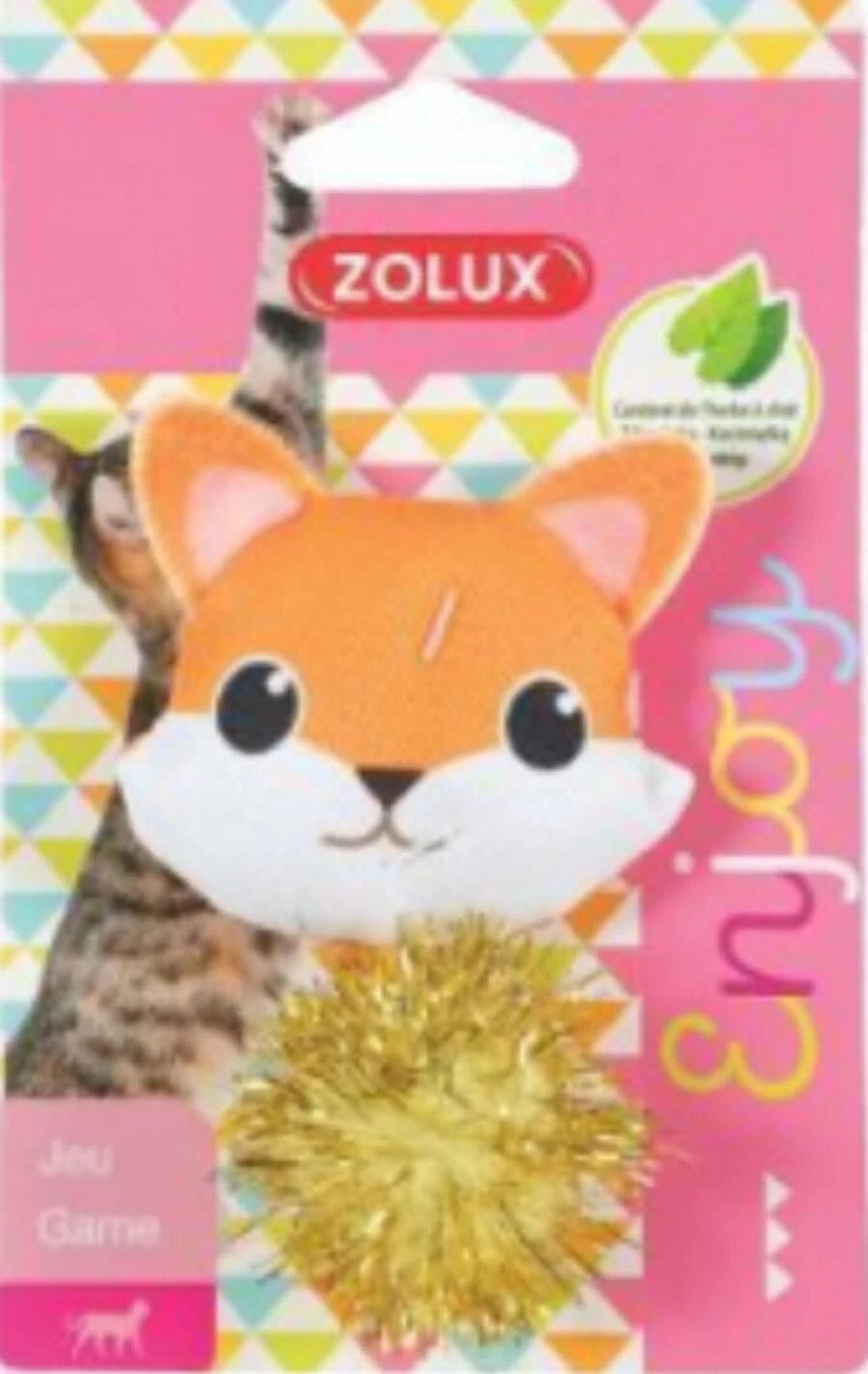 Zolux Jouet Lovely Renard Avec Herbe à Chat 1 Zolux Jouet Lovely Renard Avec Herbe à Chat